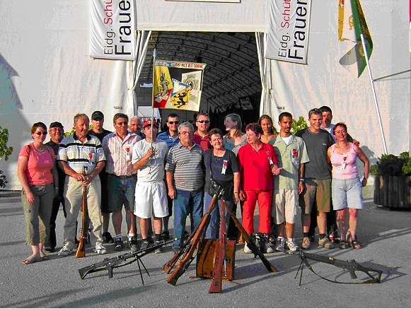 La société de Tir de Ponthaux-Nierlet au Tir Fédéral à Frauenfeld en 2005